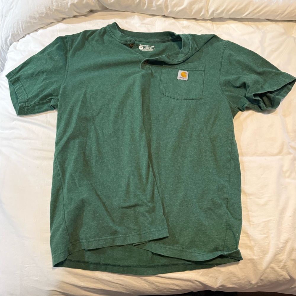 Carhartt Forest Green Henley Shirt